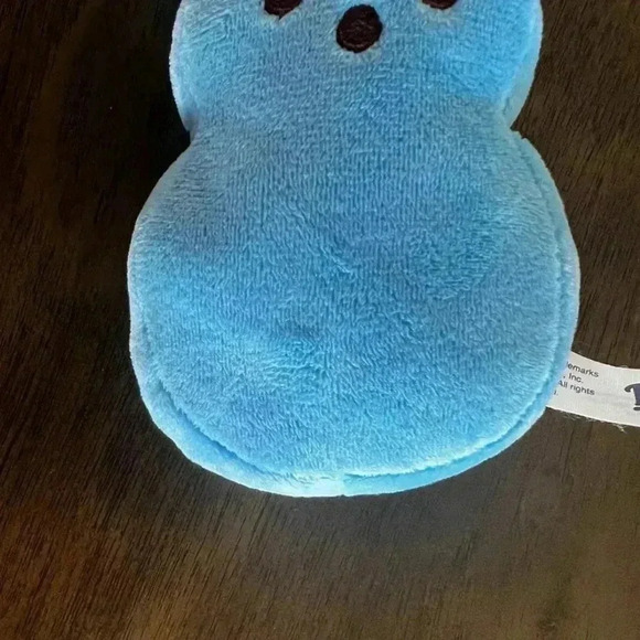 Easter Peeps Blue Bunny Rabbit Plush 6" Just Born inc. - Picture 4 of 7